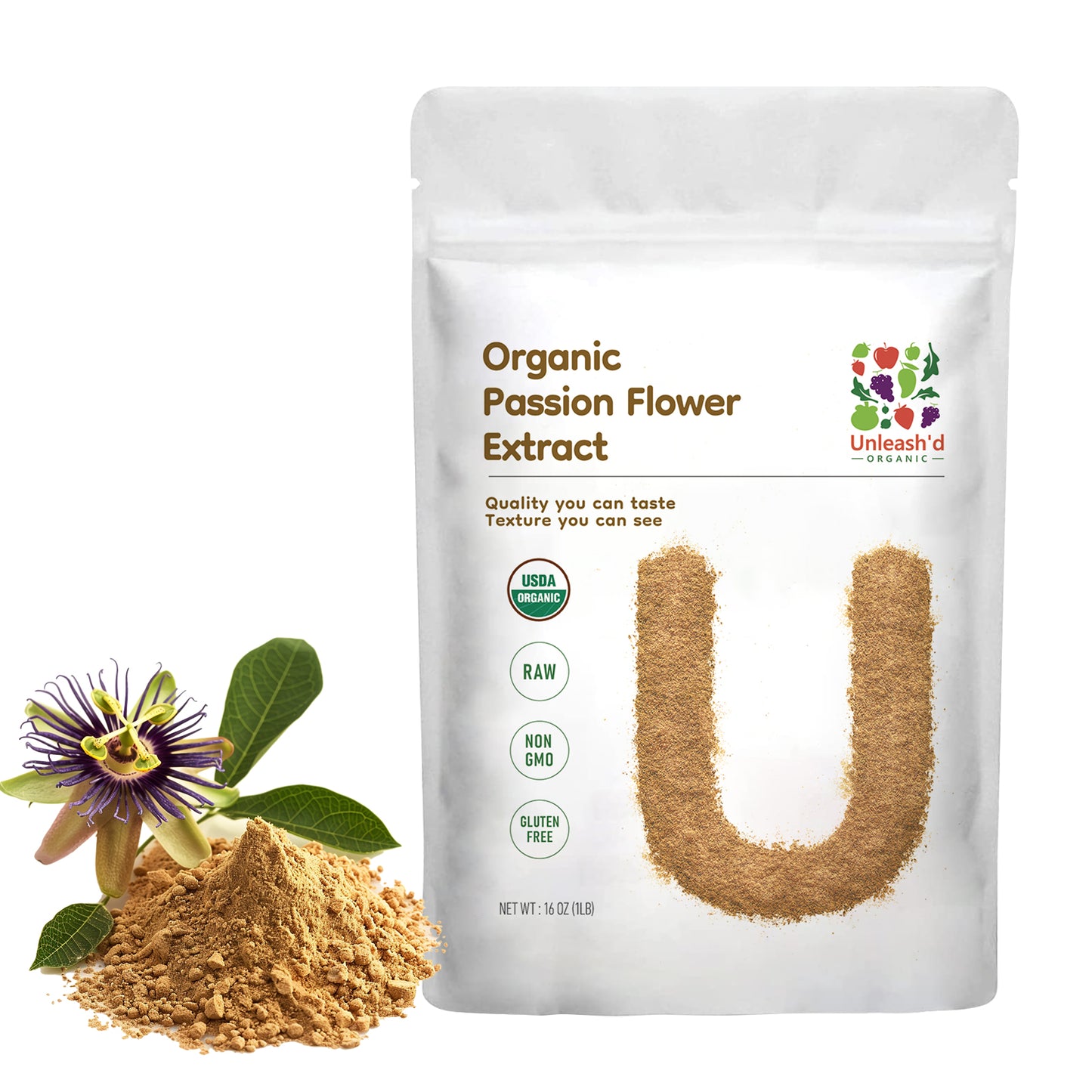 Organic Passion Flower Extract 16 oz