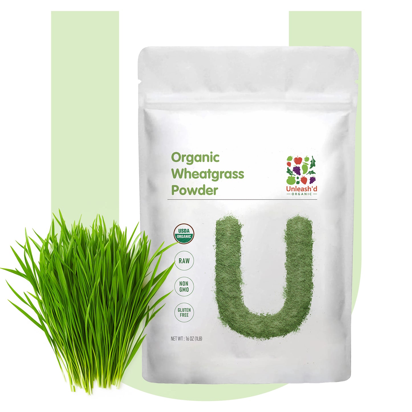 Organic Wheat Grass Powder 16 Ounce